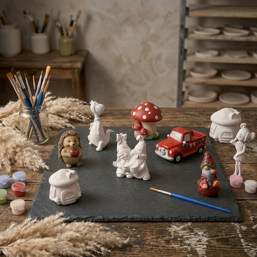 Keramikgipsfiguren zum Bemalen