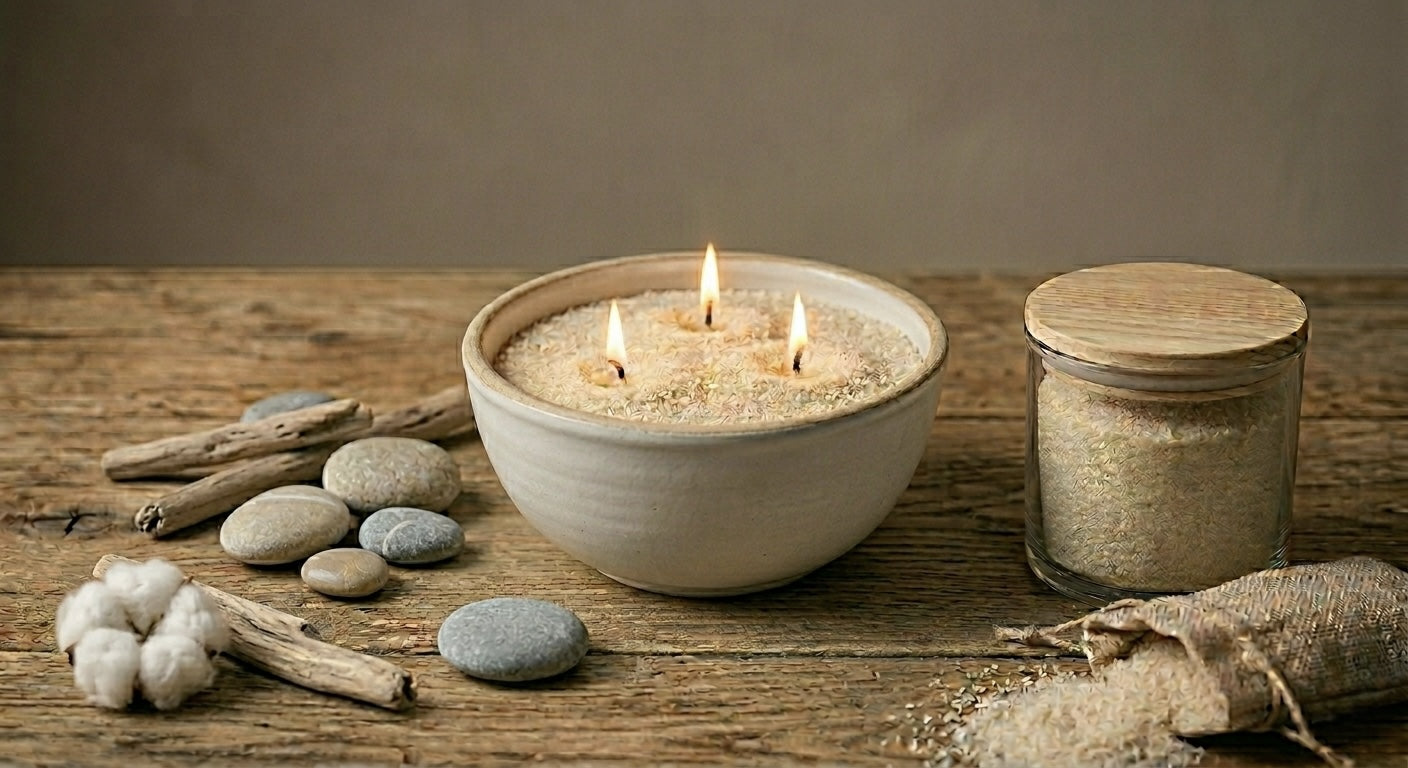 Натурален пясък за свещи – DIY Ароматна свещ